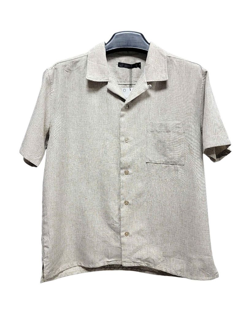 |SIZE L| LOCK HEAVEN POCKET BOXY BUTTON UP SHIRT AOL-7483 
