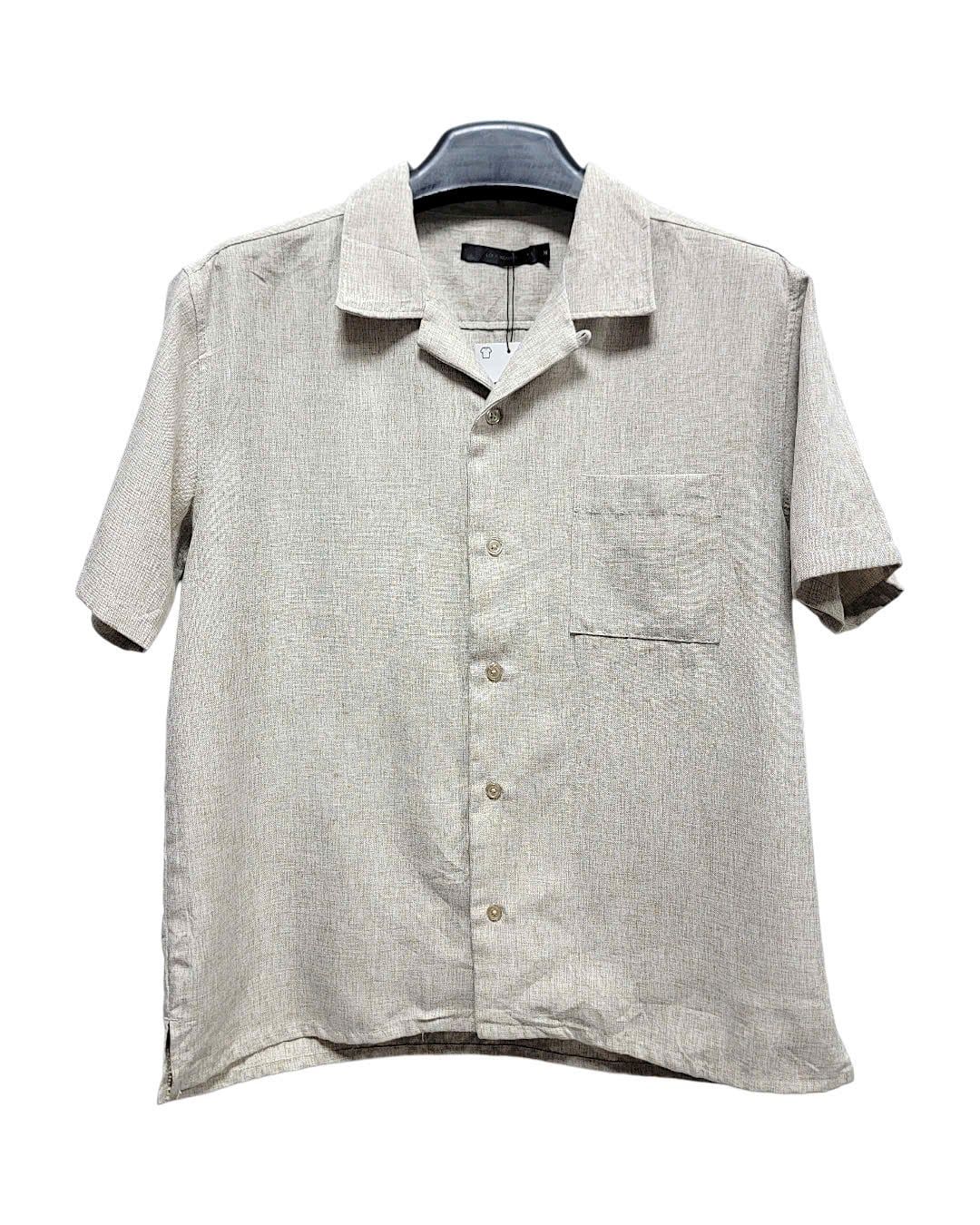  |SIZE L| LOCK HEAVEN POCKET BOXY BUTTON UP SHIRT AOL-7483 