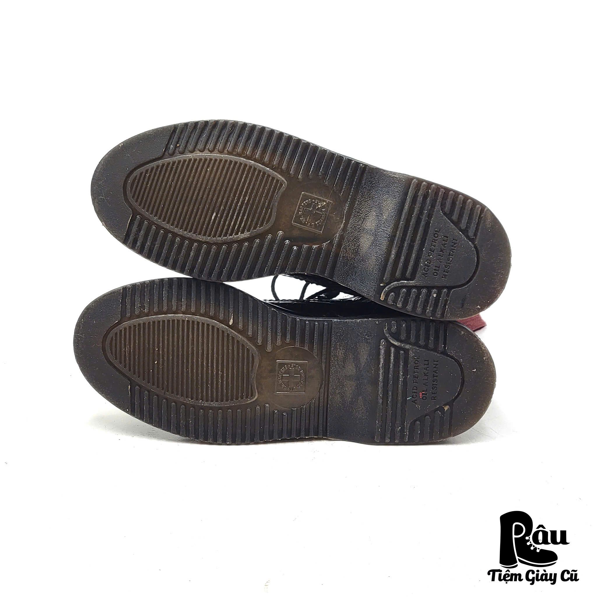  |SIZE 36| DR.MARTENS DELPHINE CHERRY RED BROGUE BOOT AV36-7647 