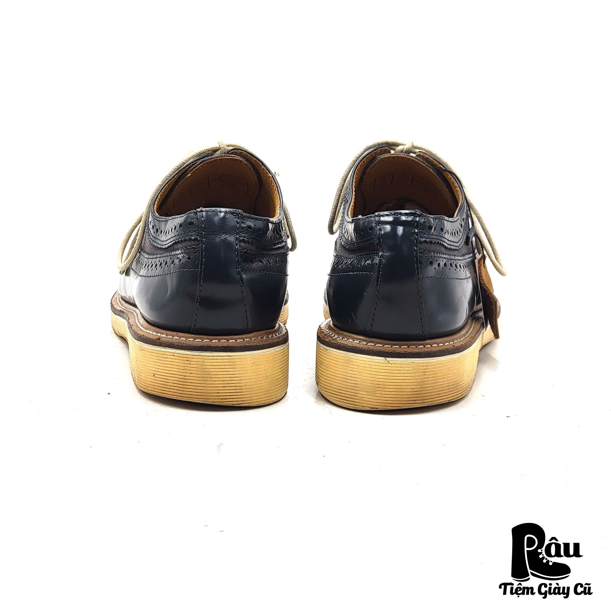  |SIZE 41| DR.MARTENS ALFRED NAVY LONGWING BROGUE LEATHER SHOES AV41-7648 