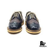  |SIZE 41| DR.MARTENS ALFRED NAVY LONGWING BROGUE LEATHER SHOES AV41-7648 
