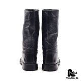  |SIZE 40| COSTUME NATIONAL HOMME MINIMAL BLACK MID-CALF BOOT Z40-7640 
