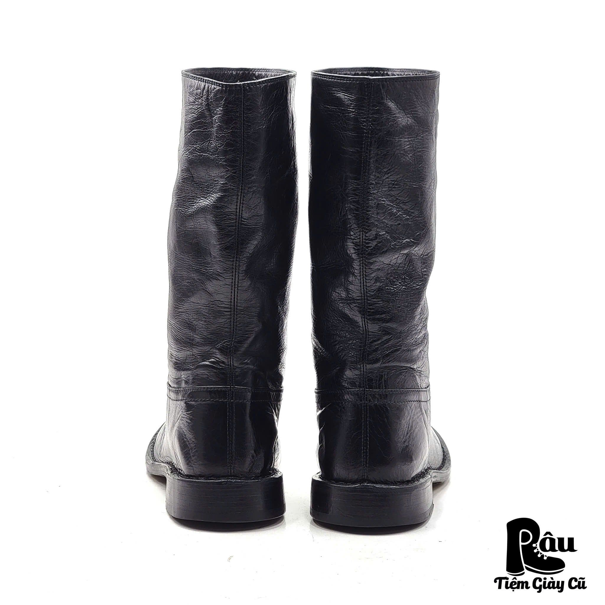  |SIZE 40| COSTUME NATIONAL HOMME MINIMAL BLACK MID-CALF BOOT Z40-7640 
