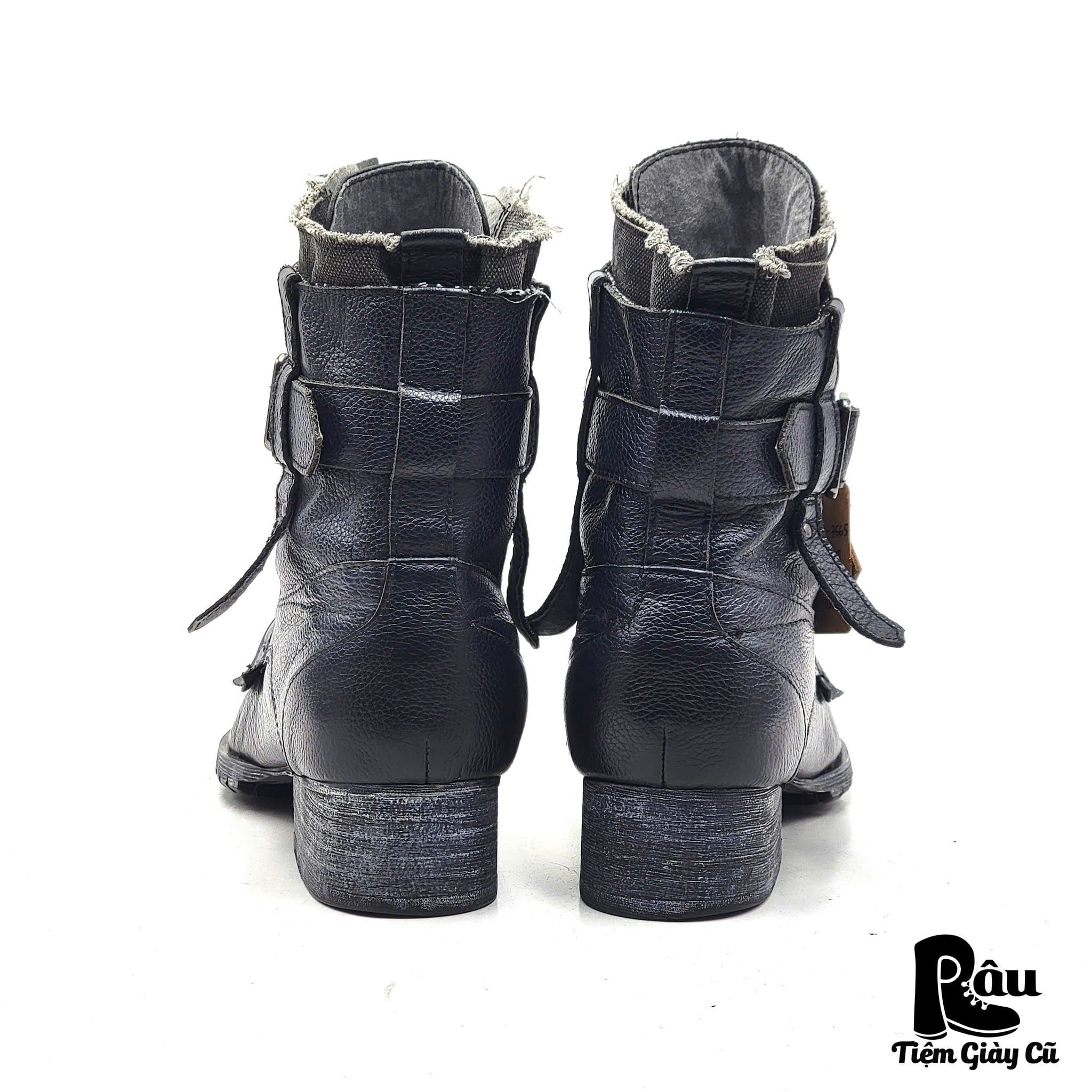  |SIZE 38.5| NICOLECLUB FOR MEN JAPANESE LAYERING LACE-UP BOOT AV38.5-7665 