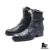  |SIZE 38.5| NICOLECLUB FOR MEN JAPANESE LAYERING LACE-UP BOOT AV38.5-7665 