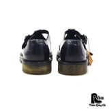  |SIZE 43| ALFREDO BANNISTER NAVY T-STRAP U-TIP SHOES Z43-7671 