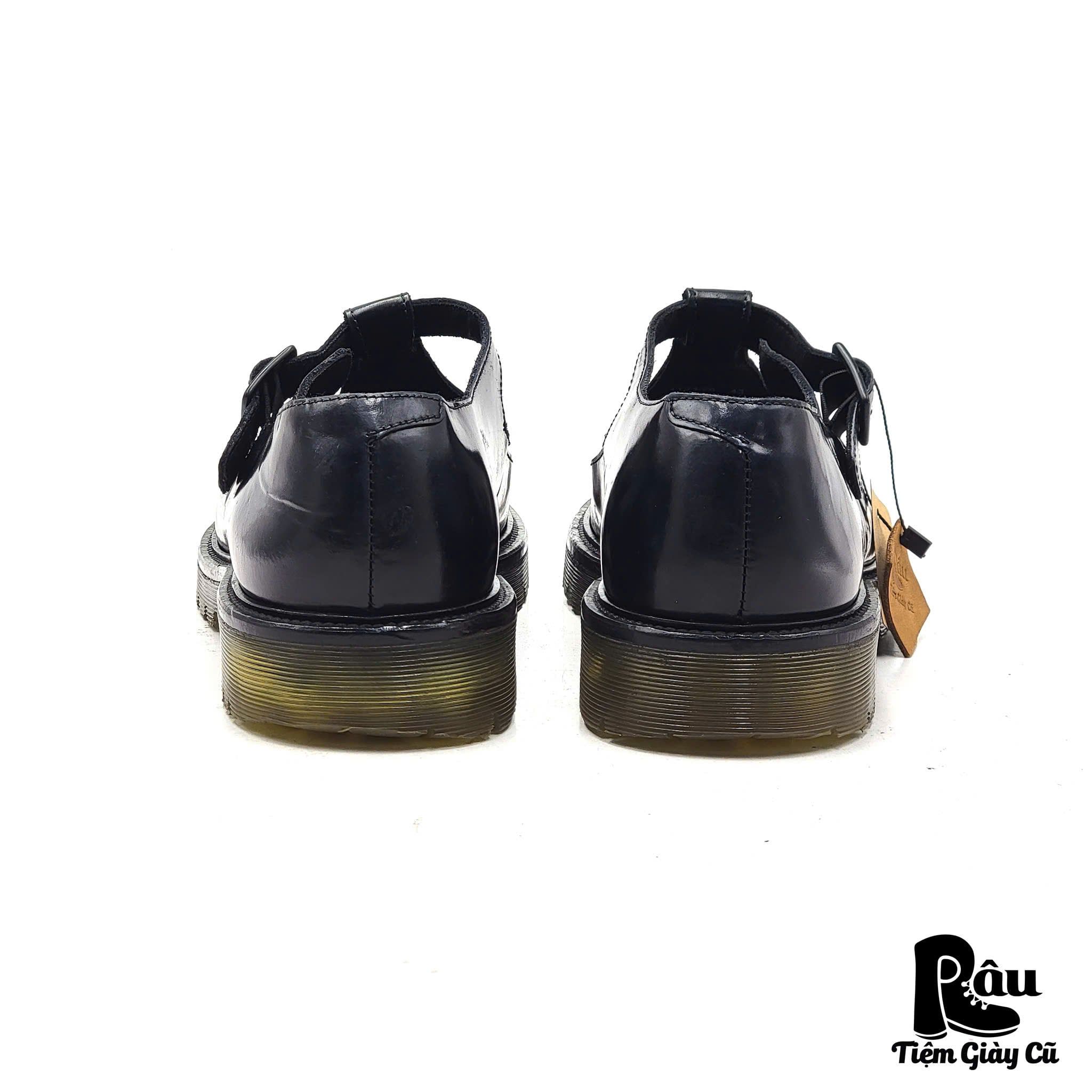  |SIZE 43| ALFREDO BANNISTER NAVY T-STRAP U-TIP SHOES Z43-7671 