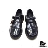  |SIZE 43| ALFREDO BANNISTER NAVY T-STRAP U-TIP SHOES Z43-7671 