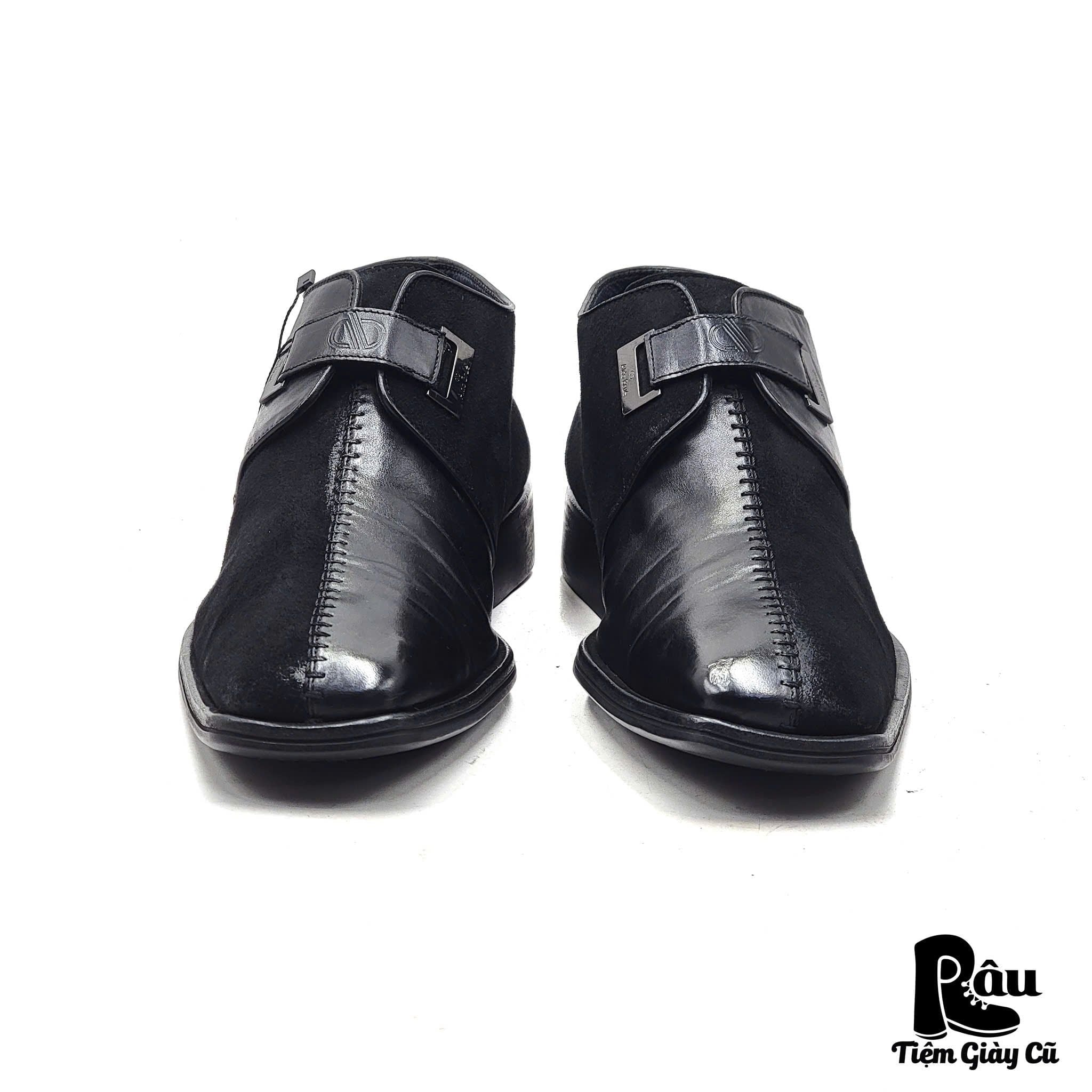  |SIZE 42| ALDO BRUÈ VINTAGE ITALIAN SMOOTH & SUEDE SLIP-ON BOOT AT42-7691 