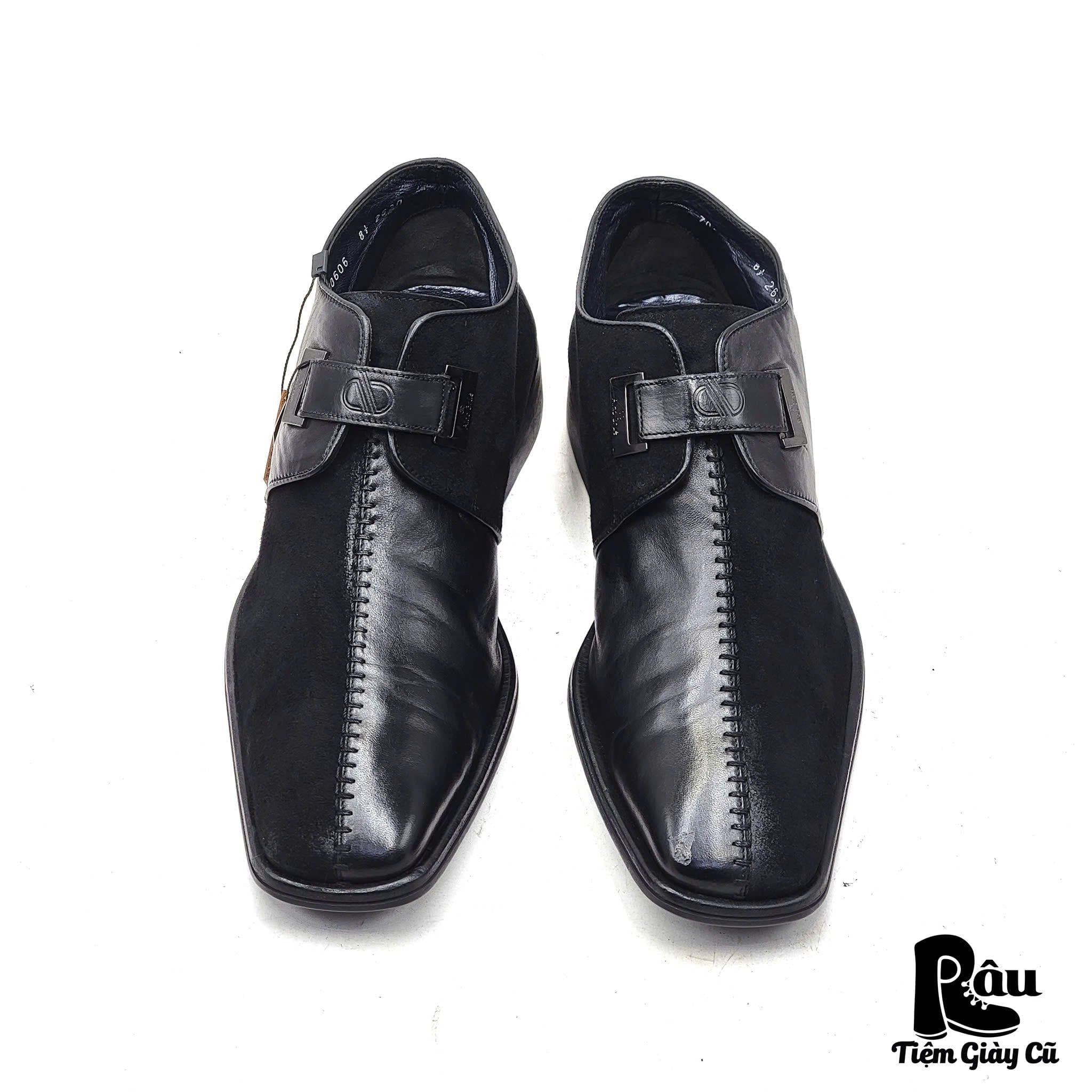  |SIZE 42| ALDO BRUÈ VINTAGE ITALIAN SMOOTH & SUEDE SLIP-ON BOOT AT42-7691 