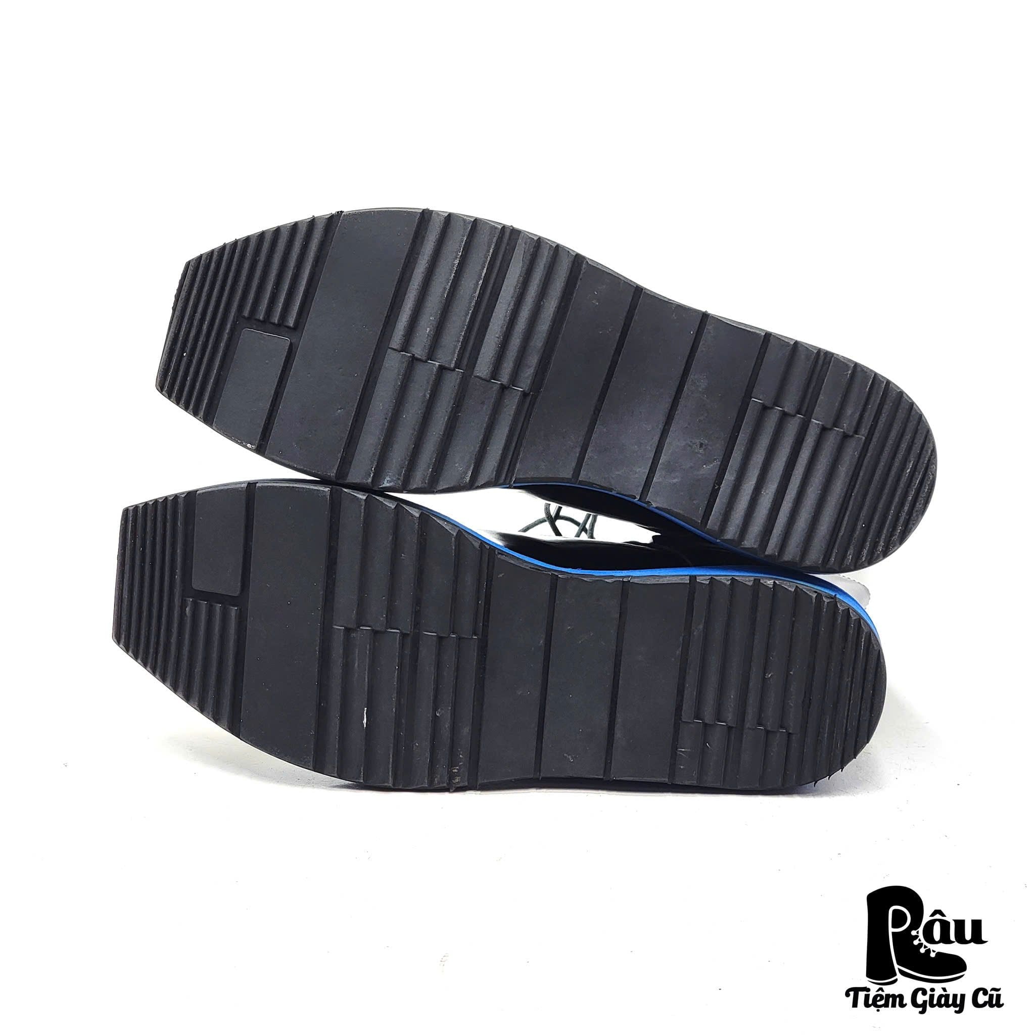  |SIZE 39| JINIWU VANGUARD TRI-COLOR CONTRAST SIDE-ZIP LACE-UP BOOT AT39-7698 