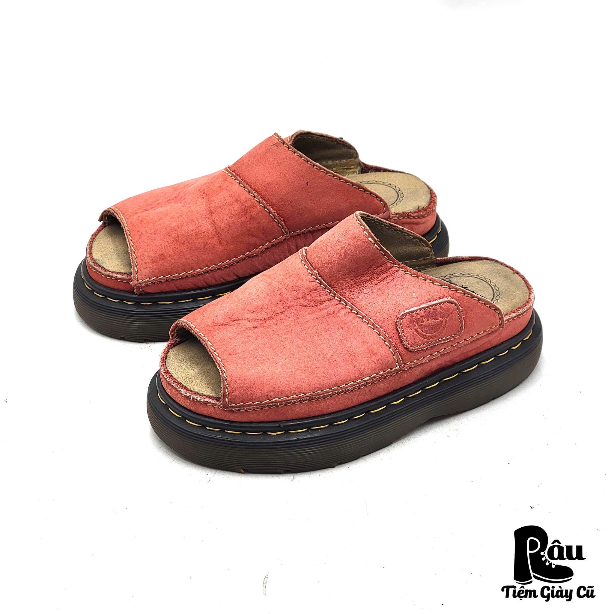  |SIZE 36| DR.MARTENS VINTAGE 8418 PINK NUBUCK SANDALS Z36-7693 