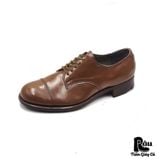  |SIZE 38| VINTAGE HANDMADE GOODYEAR WELTED SERVICE SHOES AW38-7706 