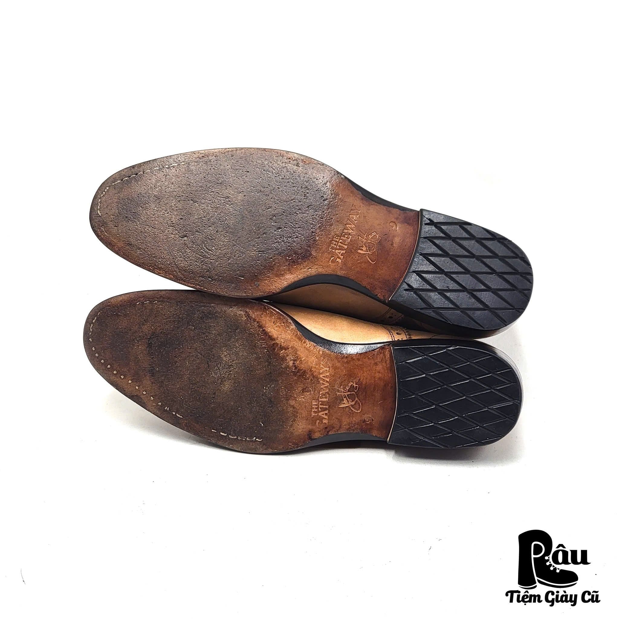  |SIZE 38| JOHN FLUEVOG GATEWAY BRANDENBURG CLASSIC CAPPED TOE BROGUE SHOES Z38-7707 