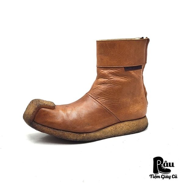  |SIZE 37| HERETIC-GOES-ROUND VINTAGE 90S CREEPER BACK-ZIP BOOT Z37-7702 