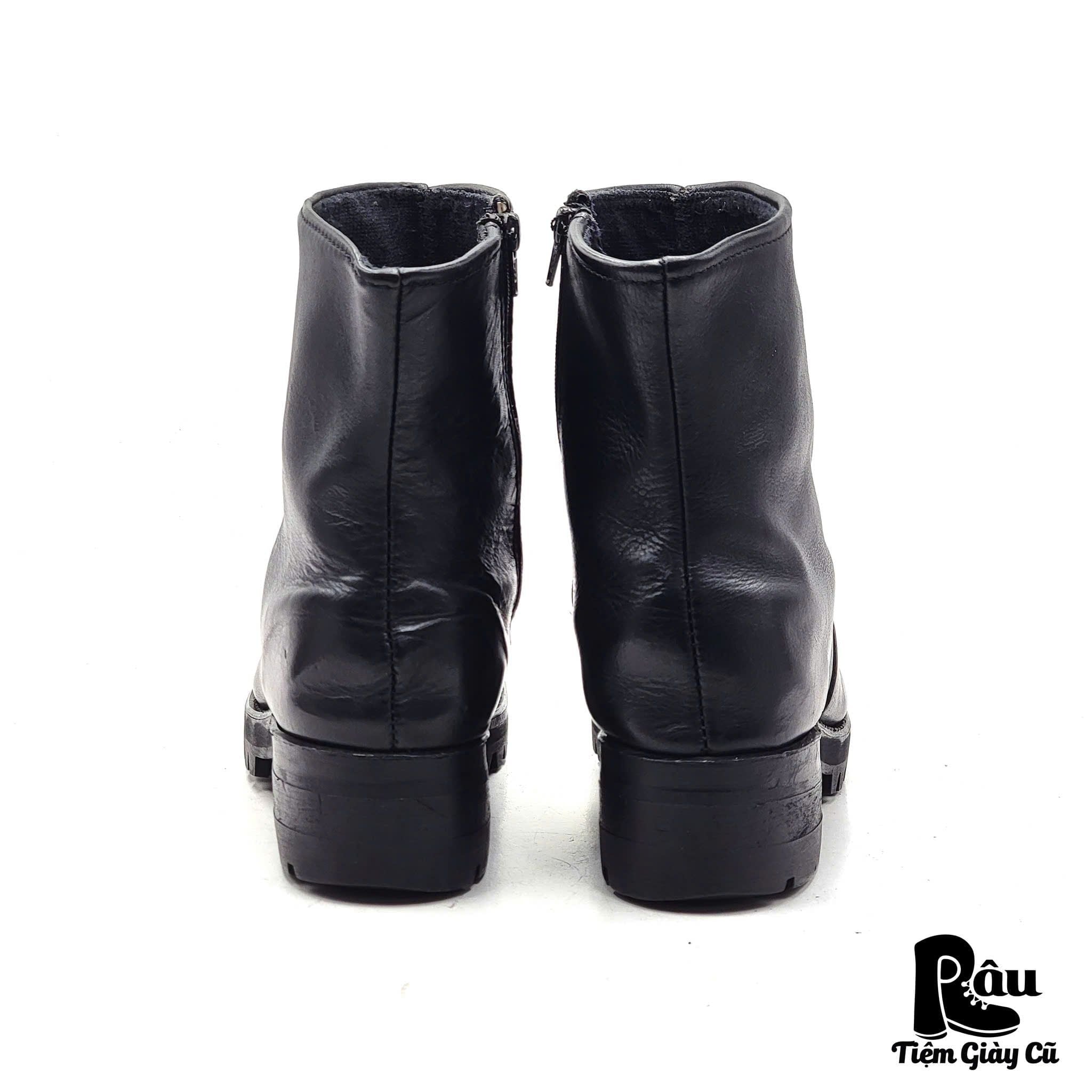  |SIZE 40| DURANGO BLACK SIDE-ZIP VIBRAM LUG SOLE WORK BOOT AV40-7773 