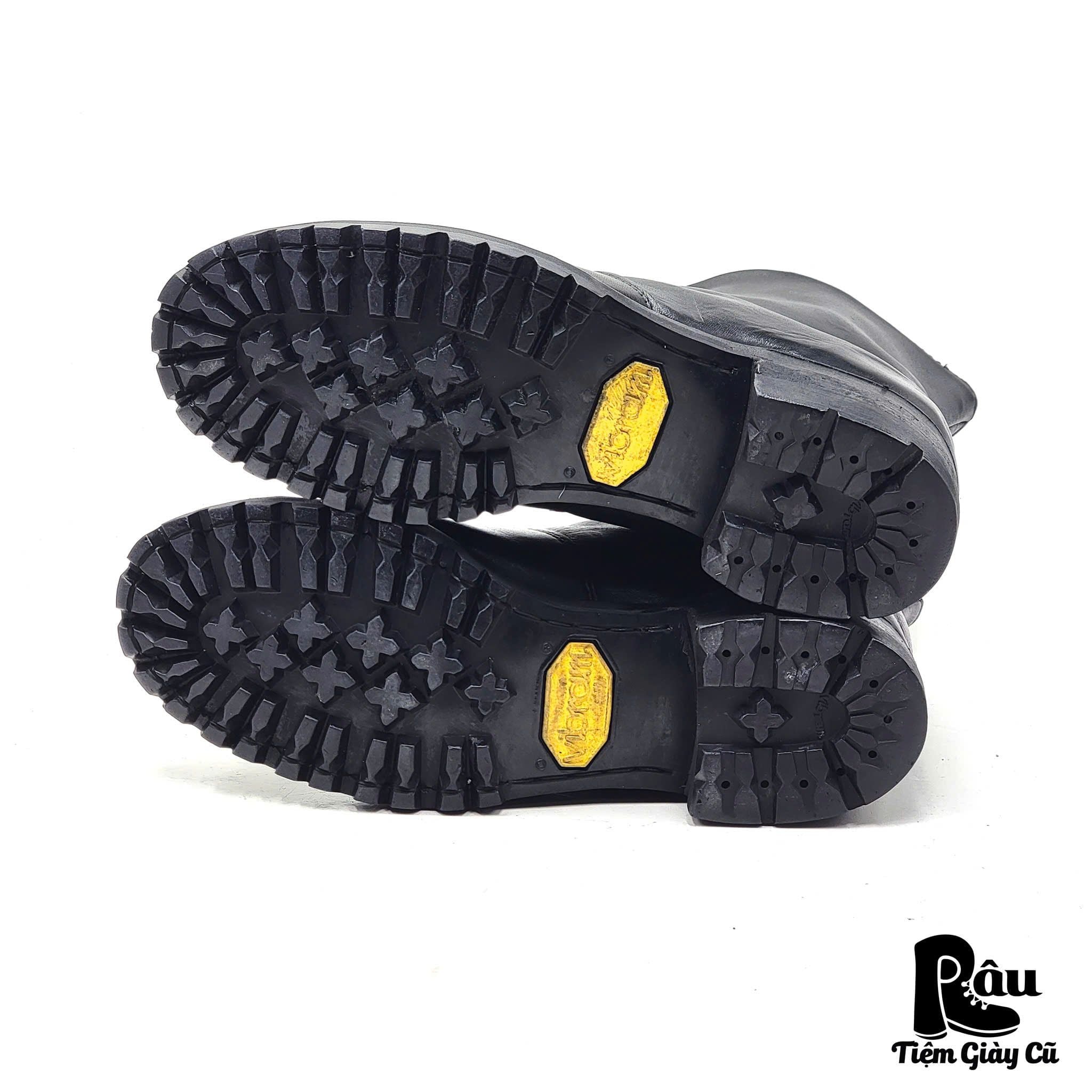  |SIZE 40| DURANGO BLACK SIDE-ZIP VIBRAM LUG SOLE WORK BOOT AV40-7773 