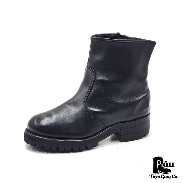  |SIZE 40| DURANGO BLACK SIDE-ZIP VIBRAM LUG SOLE WORK BOOT AV40-7773 