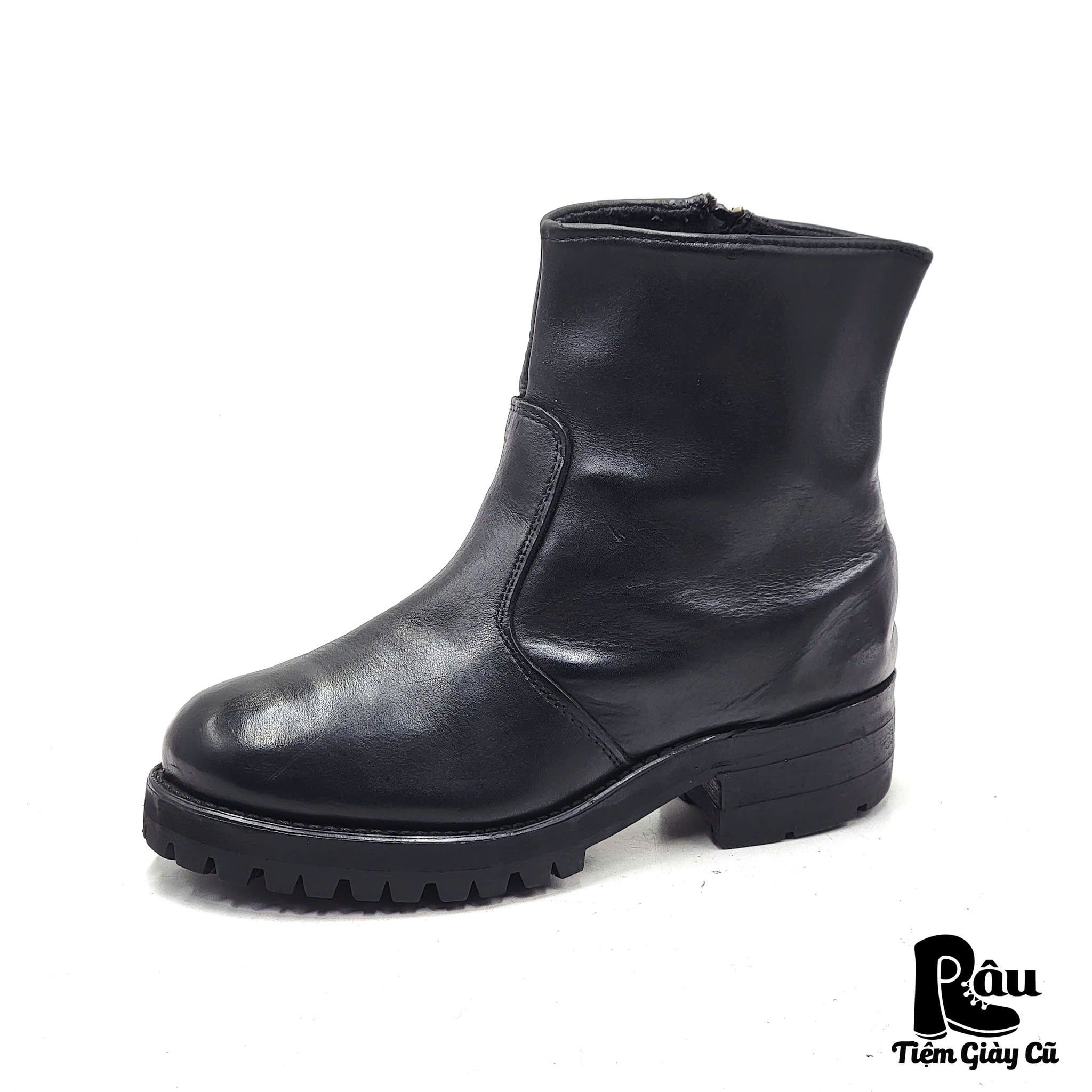  |SIZE 40| DURANGO BLACK SIDE-ZIP VIBRAM LUG SOLE WORK BOOT AV40-7773 