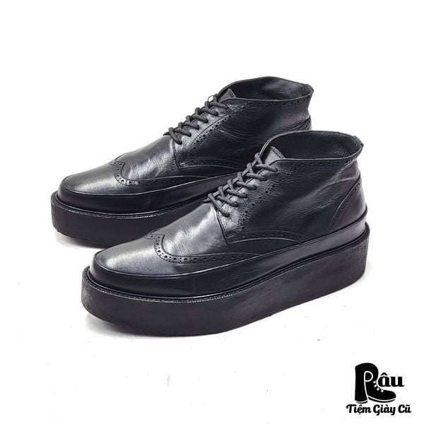  |SIZE 39| DUDE NINE POINTED DOUBLE SOLE CREEPER BOOT Z39-7782 