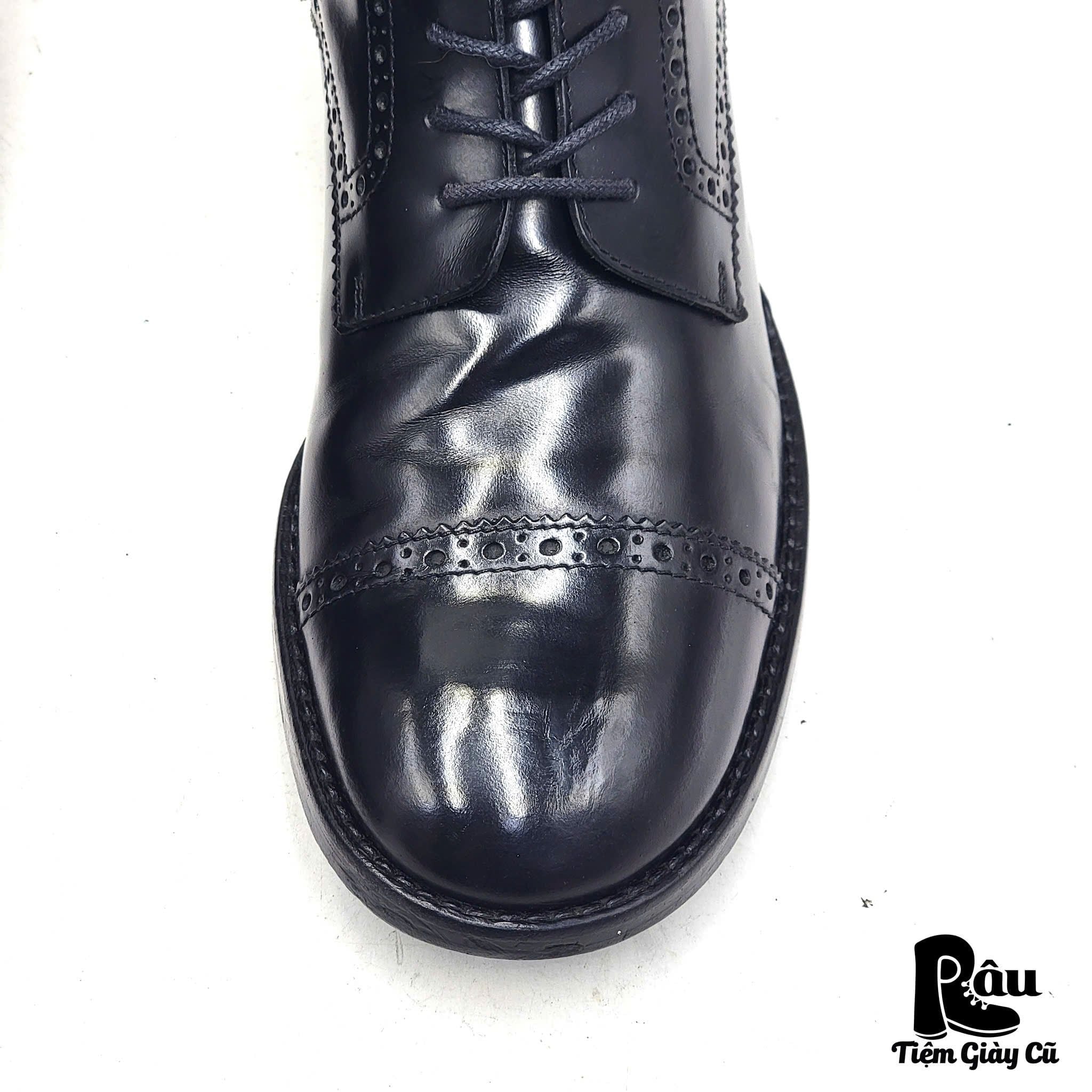  |SIZE 39| MARC JACOBS BA0064 BLACK PATENT BROGUE LACE-UP BOOT Z39-7805 