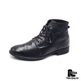  |SIZE 44| BLACKSTONE KM21 BLACK LACE-UP BOOT Z44-7787 