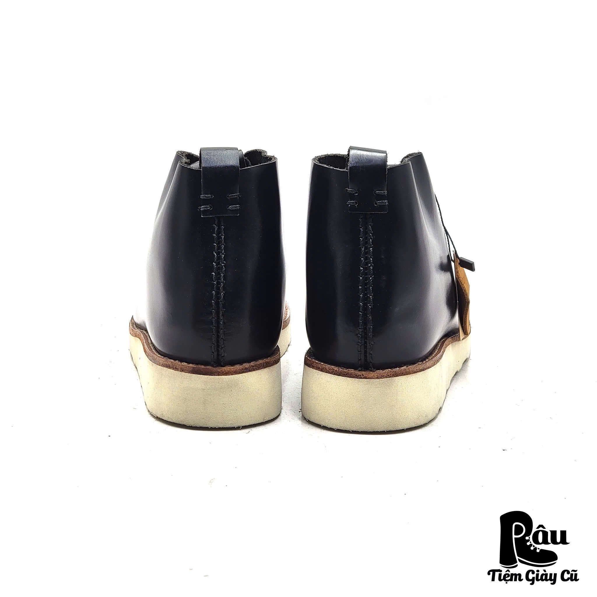  |SIZE 39| IKIRU MINIMAL ROUND-TOE RAW CUT LACE-UP BOOT Z39-7800 