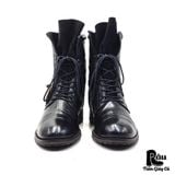  |SIZE 44| MINELLI 658 BLACK LACE-UP BOOT Z41-7798 