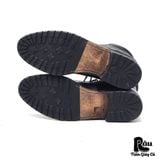  |SIZE 44| MINELLI 658 BLACK LACE-UP BOOT Z41-7798 