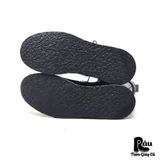  |SIZE 41| BLACK 9-INCH SIDE-ZIP LACE-UP BOOT AV41-7797 