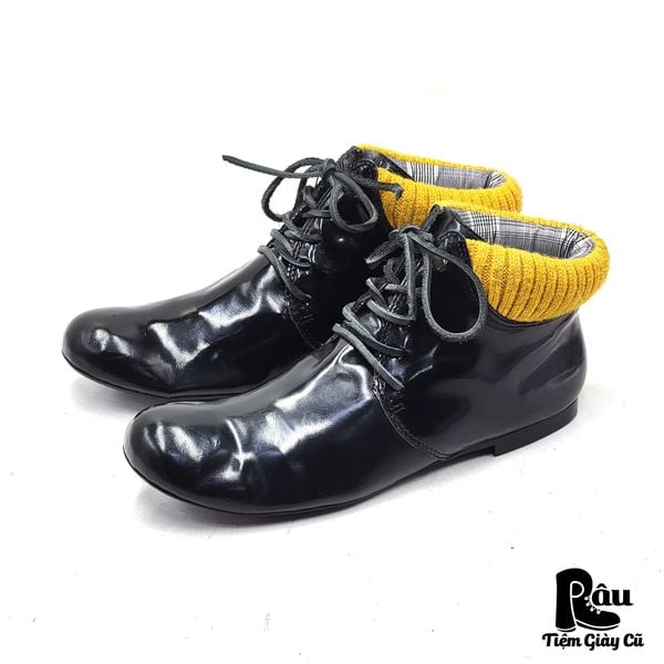  |SIZE 43.5| IRREGULAR CHOICE X STAR WAR BLACK LACE-UP BOOT Z43.5-7804 