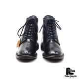  |SIZE 38| FRYE 76650 PLAIN-TOE LACE-UP BOOT Z38-7790 