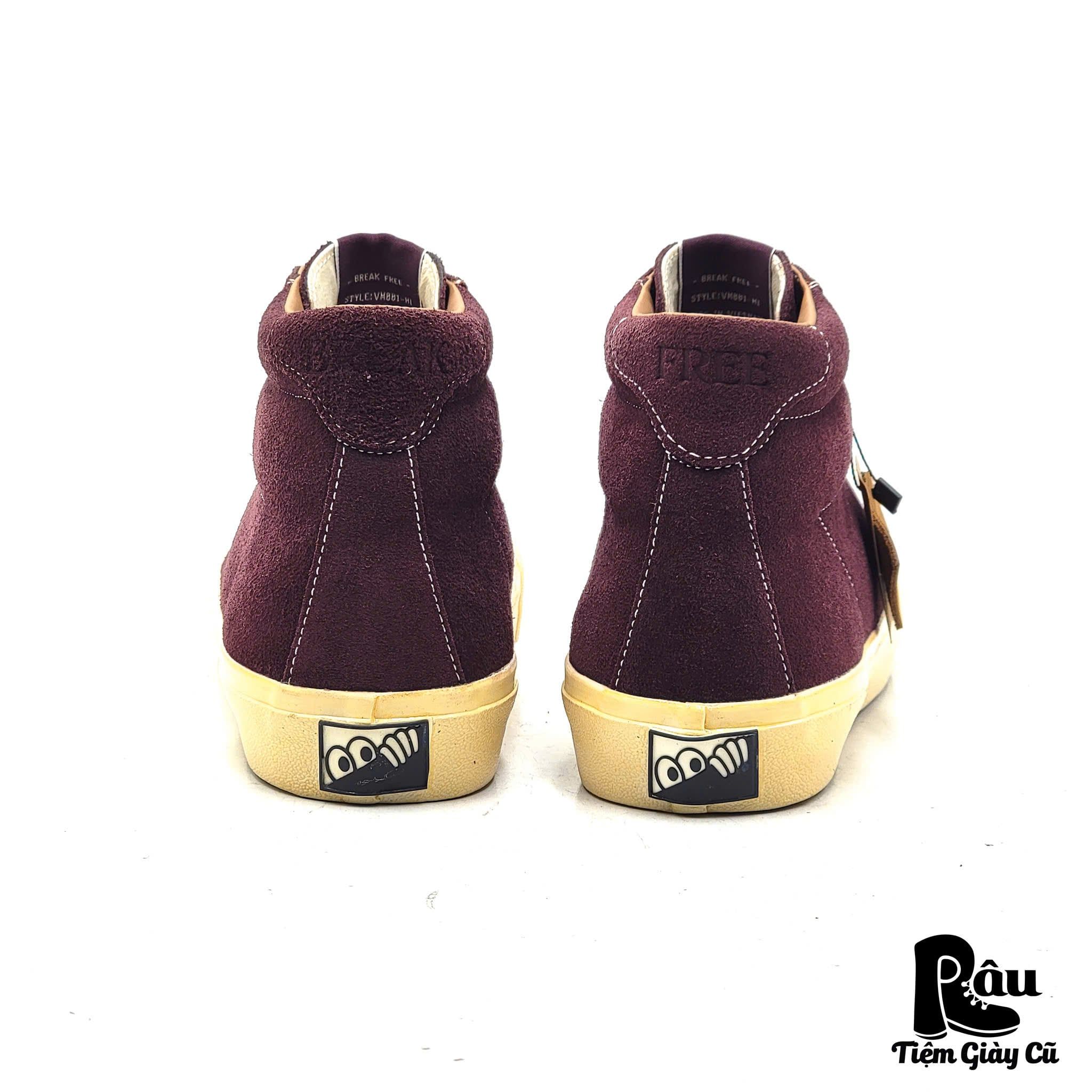  |SIZE 42| LAST RESORT AB VM001-HI PURPLE SUEDE SKATE SHOES Z42-7853 