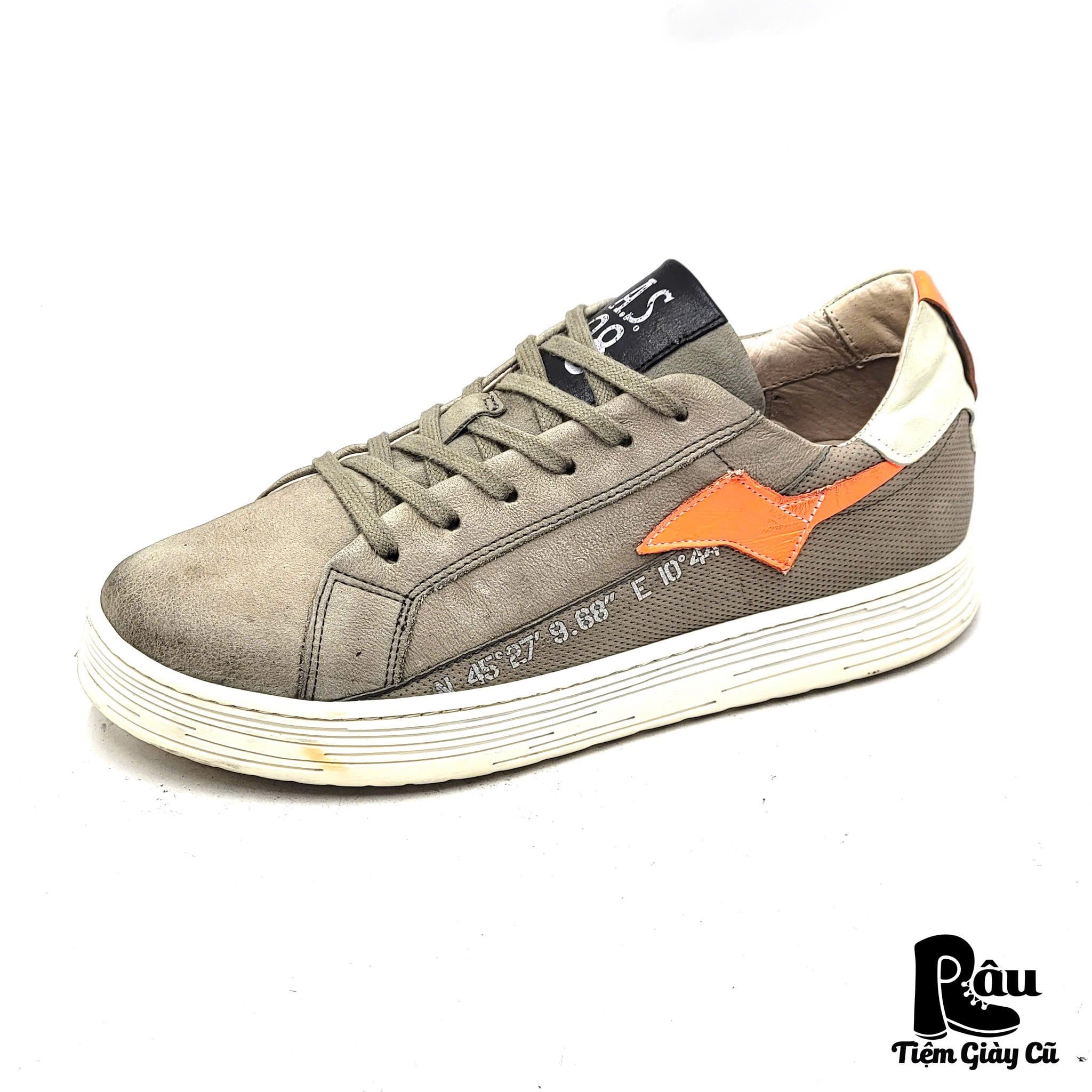  |SIZE 40| A.S.98 LETTERA LOW-TOP LEATHER SNEAKER Z40-7990 