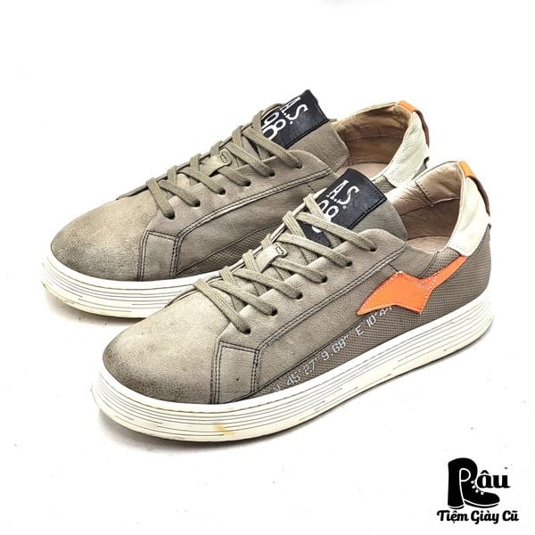  |SIZE 40| A.S.98 LETTERA LOW-TOP LEATHER SNEAKER Z40-7990 