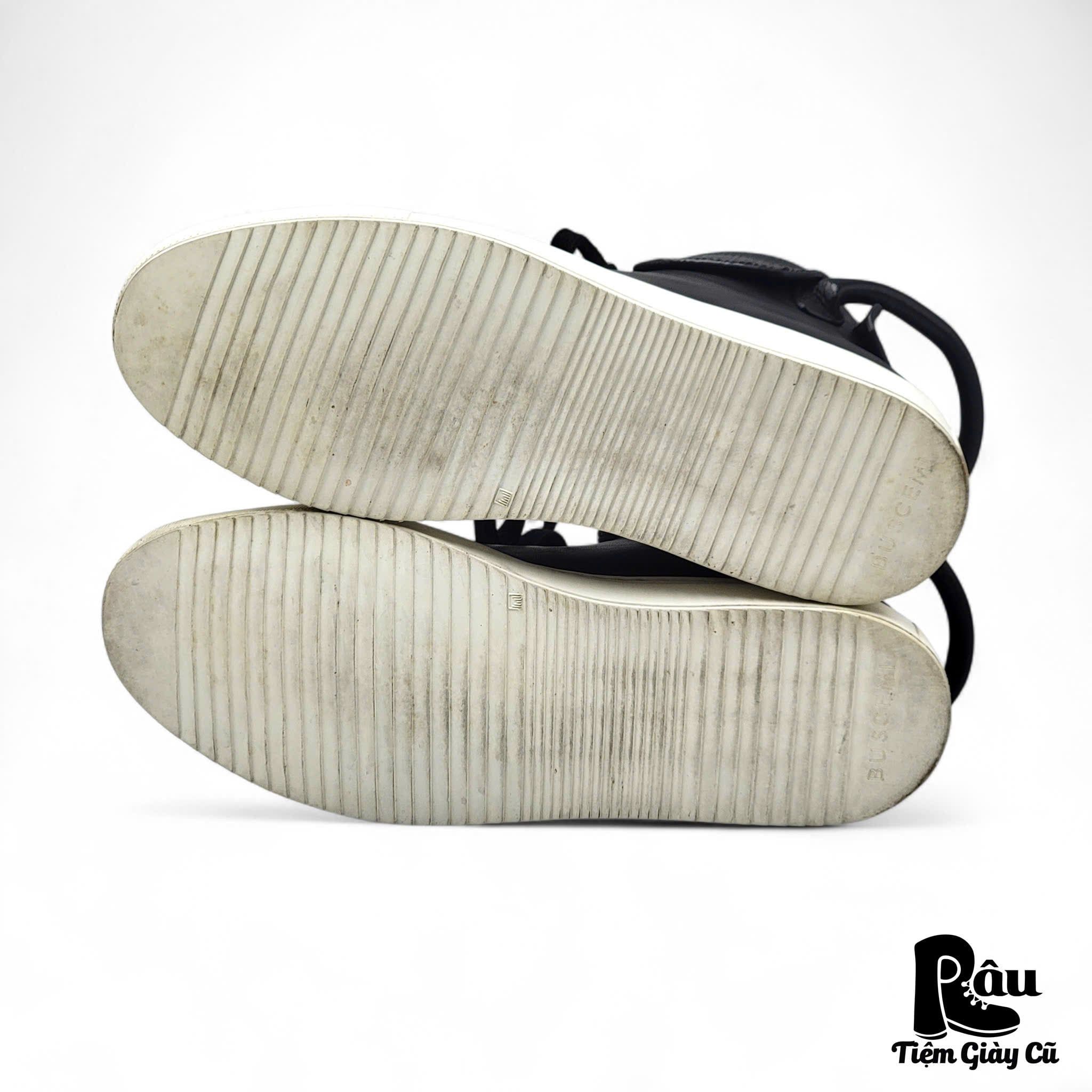  |SIZE 39| BUSCEMI 125MM HIGH-TOP LEATHER SNEAKER Z39-7858 