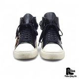  |SIZE 39| BUSCEMI 125MM HIGH-TOP LEATHER SNEAKER Z39-7858 