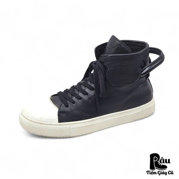  |SIZE 39| BUSCEMI 125MM HIGH-TOP LEATHER SNEAKER Z39-7858 