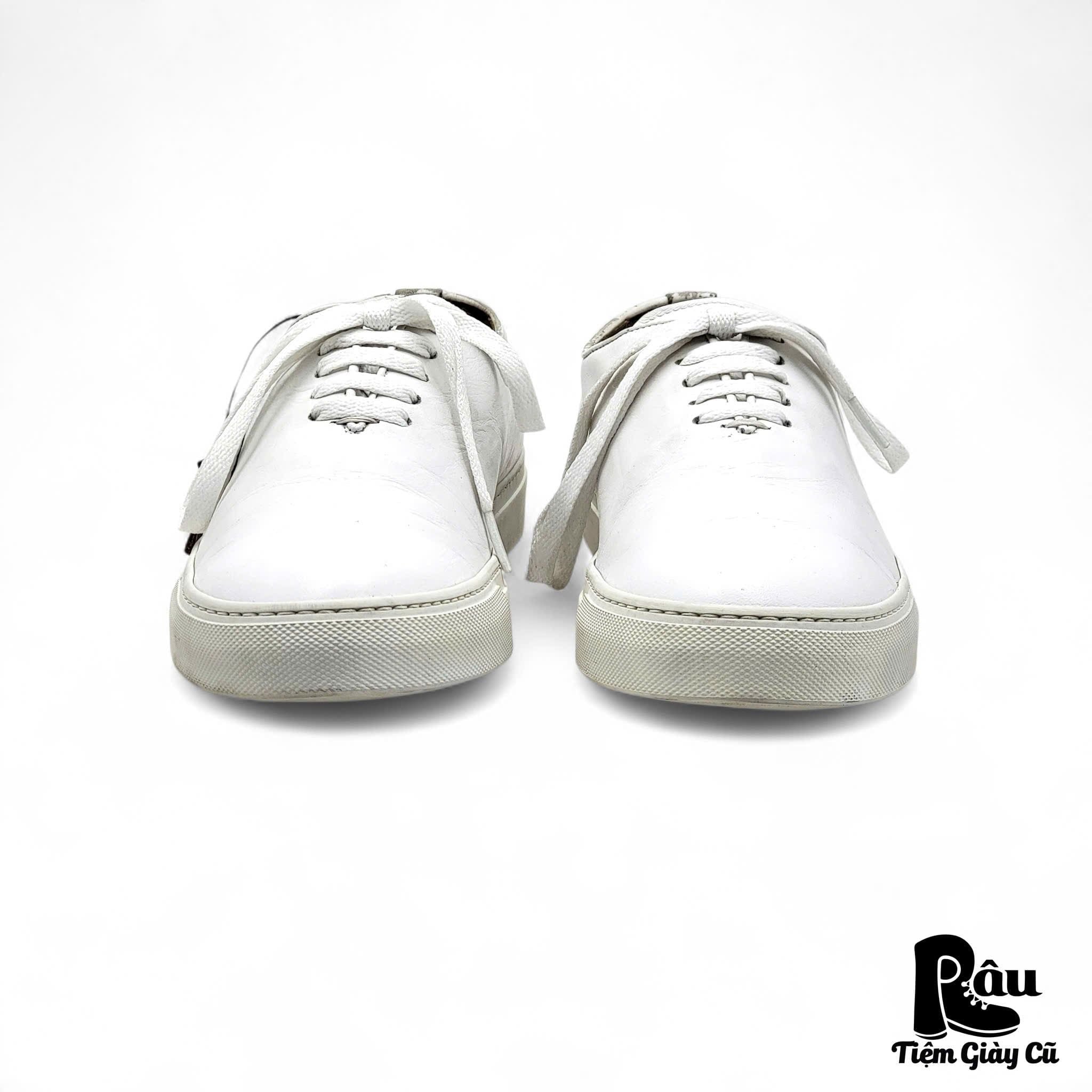  |SIZE 40| GENUIO WHOLECUT MINIMAL LOW-TOP LEATHER SNEAKER Z40-7989 