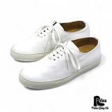  |SIZE 40| GENUIO WHOLECUT MINIMAL LOW-TOP LEATHER SNEAKER Z40-7989 