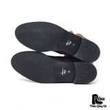  |SIZE 41| ROBERTO D'ANGELO LENA DARK BROWN SUEDE SIDE-ZIP ANKLE BOOT Z41-8017 