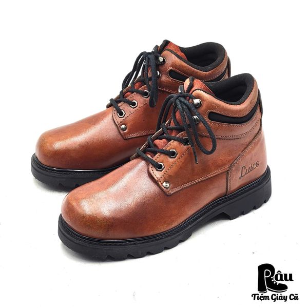  |SIZE 40| LUICE BROWN 6-INCH WORK LACE-UP BOOT Z40-8002 