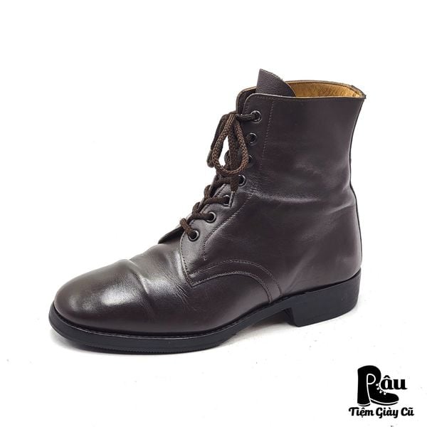  |SIZE 40| GIOIA VINTAGE 90S ITALIAN MILITARY LACE-UP BOOT Z40-8011 