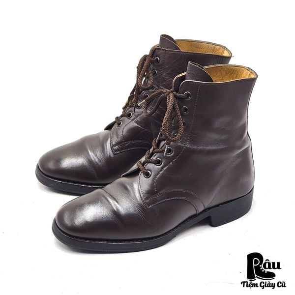  |SIZE 40| GIOIA VINTAGE 90S ITALIAN MILITARY LACE-UP BOOT Z40-8011 