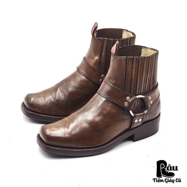  |SIZE 39| COYOTE BROWN ANKLE HARNESS BOOT Z39-8121 