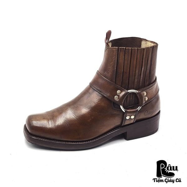  |SIZE 39| COYOTE BROWN ANKLE HARNESS BOOT Z39-8121 