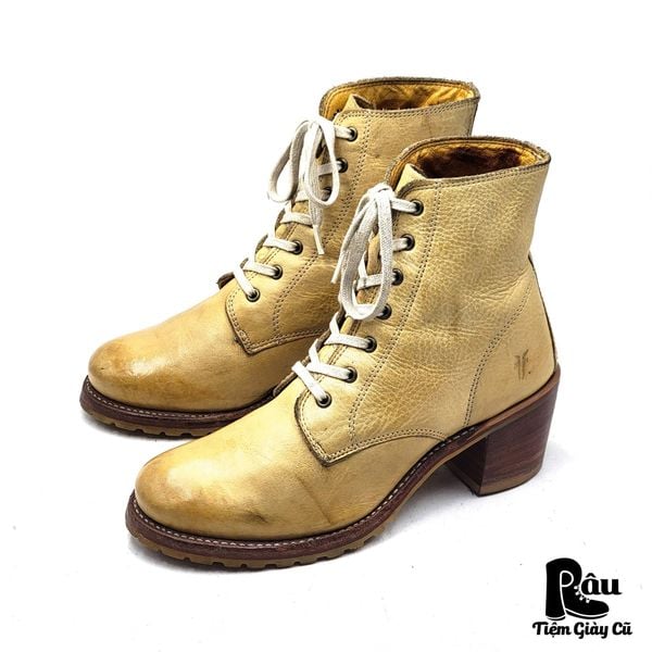  |SIZE 38.5| FRYE SABRINA 6G LACE-UP BOOT Z38.5-8130 