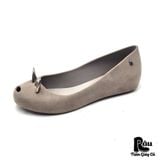  |SIZE 39| MELISSA TAUPE MEOW GIRL BALLET FLATS Z39-8128 