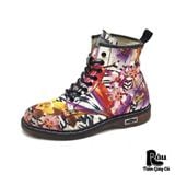  |SIZE 37.5| CULT 101845 FABRIC FLORAL LACE UP BOOT AB37.5-4959 