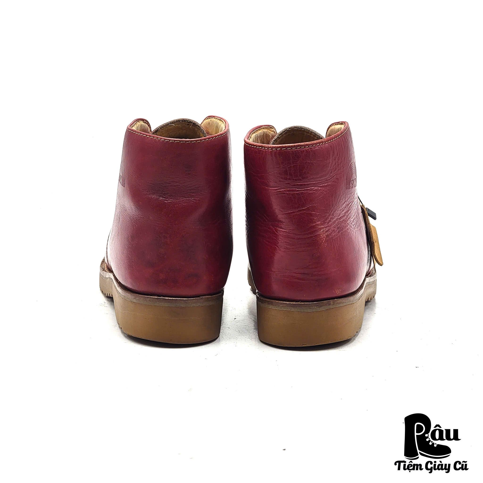  |SIZE 39| SAX VINTAGE RED CHUKKA BOOT Z39-8124 